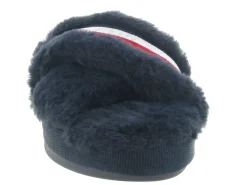 chaussons et pantoufles - Mules Sabots - femme - Nubuck - Bleu - Tommy hilfiger