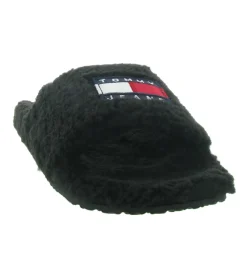 chaussons et pantoufles - Mules Sabots - femme - Synthétique - Noir - Tommy hilfiger