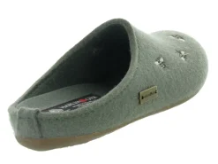 chaussons et pantoufles - Mules Sabots - femme - Feutrine - Vert - Haflinger