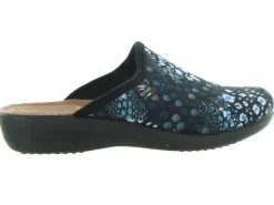 chaussons et pantoufles - Mules Sabots - femme - Synthétique - Bleu - Fly flot