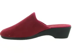chaussons et pantoufles - Mules Sabots - femme - Toile - Rouge - Semelflex