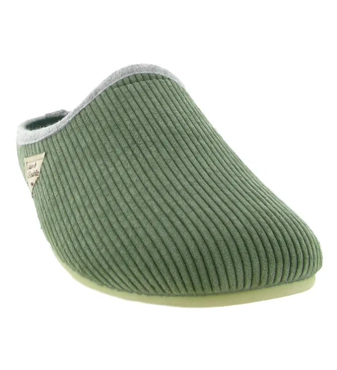 chaussons et pantoufles - Mules Sabots - homme - Synthétique - Vert - La maison de l espadrille