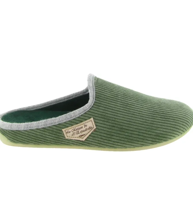 chaussons et pantoufles - Mules Sabots - homme - Synthétique - Vert - La maison de l espadrille