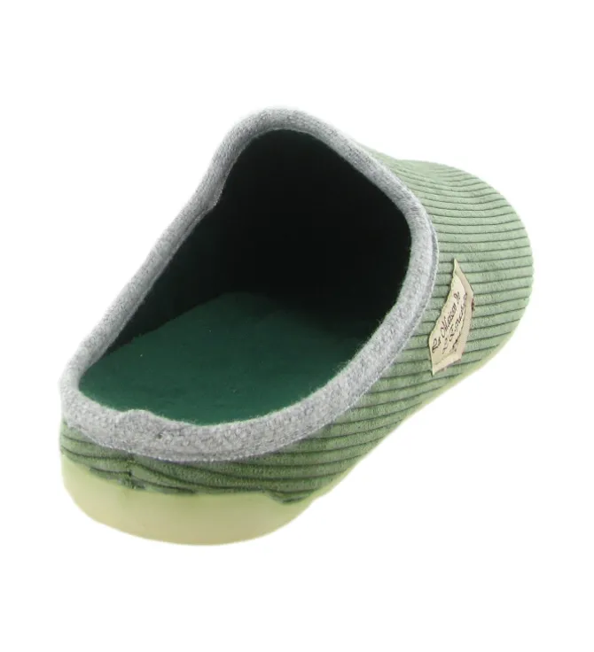 chaussons et pantoufles - Mules Sabots - homme - Synthétique - Vert - La maison de l espadrille