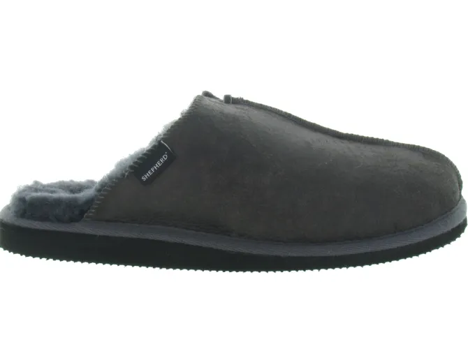 chaussons et pantoufles - Mules Sabots - homme - Nubuck - Anthracite - Shepherd of sweden ab