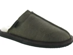 chaussons et pantoufles - Mules Sabots - homme - Nubuck - Marron - Shepherd of sweden ab