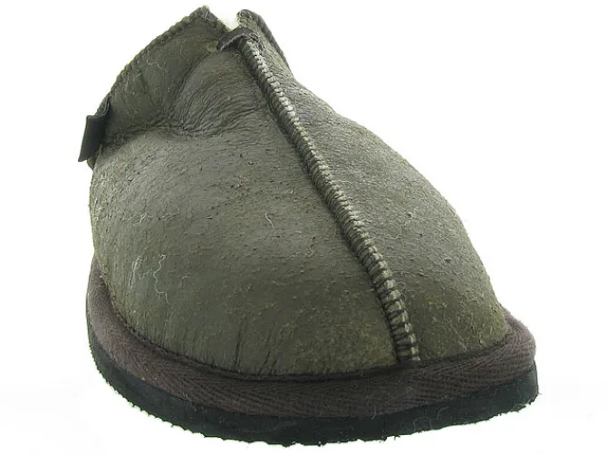 chaussons et pantoufles - Mules Sabots - homme - Nubuck - Marron - Shepherd of sweden ab