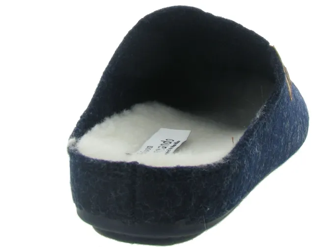 chaussons et pantoufles - Mules Sabots - homme - Synthétique - Bleu Marine - Maison armando