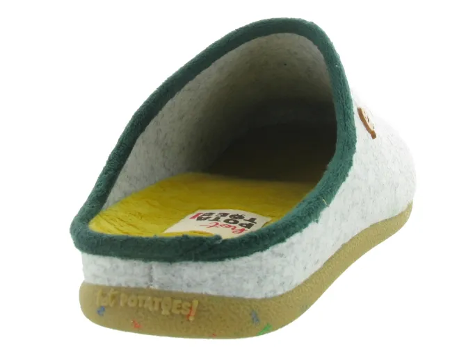 chaussons et pantoufles - Mules Sabots - homme - Synthétique - Gris - Hot potatoes