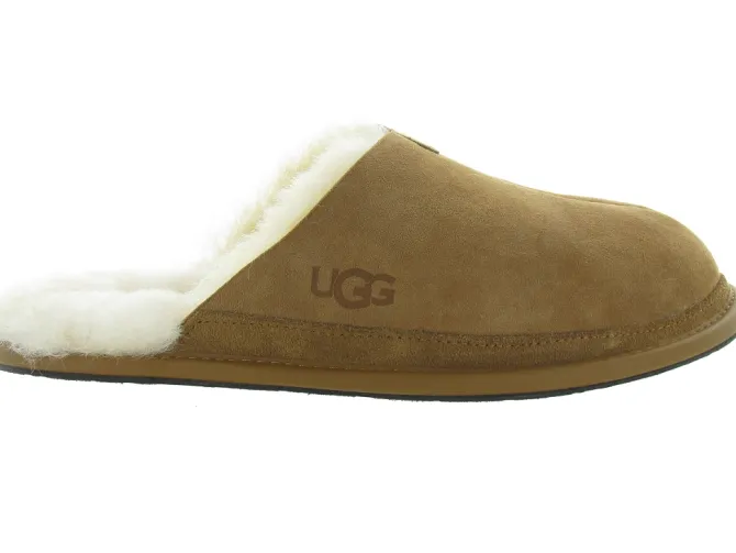 chaussons et pantoufles - Mules Sabots - homme - Nubuck - Chestnut - Ugg australia