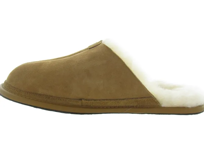 chaussons et pantoufles - Mules Sabots - homme - Nubuck - Chestnut - Ugg australia