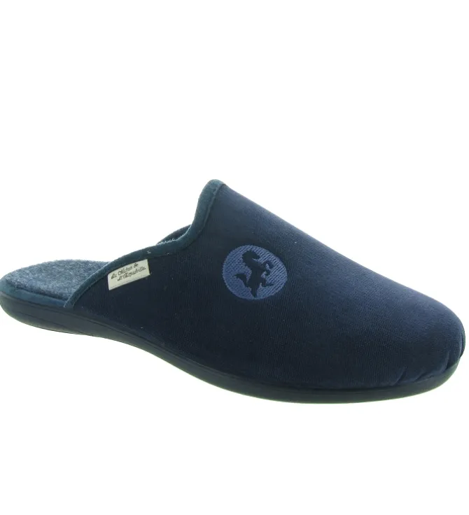 chaussons et pantoufles - Mules Sabots - homme - Synthétique - Bleu Marine - La maison de l espadrille
