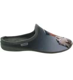 chaussons et pantoufles - Mules Sabots - homme - Toile - Gris - La maison de l espadrille