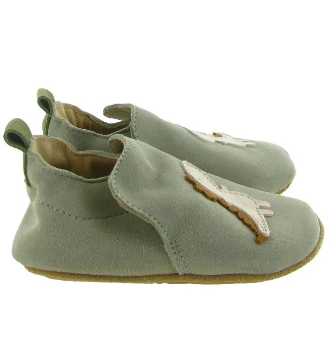 chaussons et pantoufles - Semelle souple - bebe garcon - Synthétique - Kaki - Bellamy