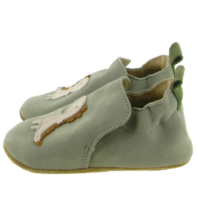 chaussons et pantoufles - Semelle souple - bebe garcon - Synthétique - Kaki - Bellamy