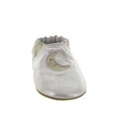 chaussons et pantoufles - Semelle souple - bebe fille - Cuir - Rose - Robeez