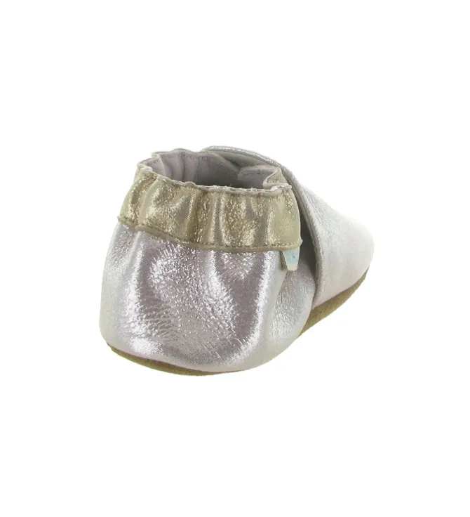chaussons et pantoufles - Semelle souple - bebe fille - Cuir - Rose - Robeez