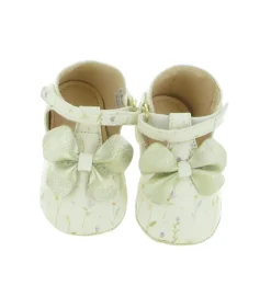 chaussons et pantoufles - Semelle souple - bebe fille - Cuir - Or - Easy peasy