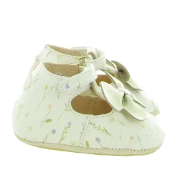 chaussons et pantoufles - Semelle souple - bebe fille - Cuir - Or - Easy peasy