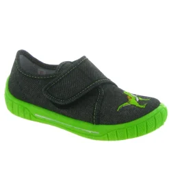 chaussons et pantoufles - Semelle souple - bebe garcon - Synthétique - Noir - Superfit
