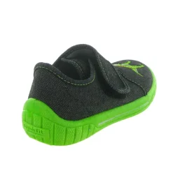 chaussons et pantoufles - Semelle souple - bebe garcon - Synthétique - Noir - Superfit