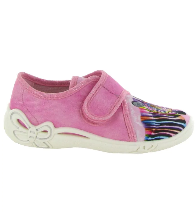 chaussons et pantoufles - Semelle souple - bebe fille - Synthétique - Rose - Superfit