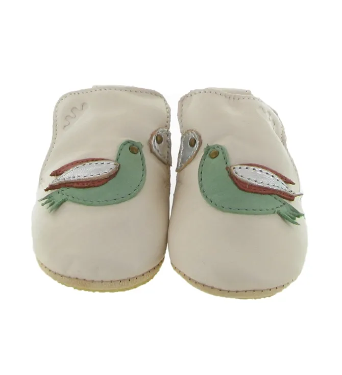 chaussons et pantoufles - Semelle souple - bebe fille - - Beige - Easy peasy