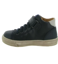 chaussures a lacets - Chaussures à lacets - junior garcon - Cuir - Bleu Marine - Babybotte