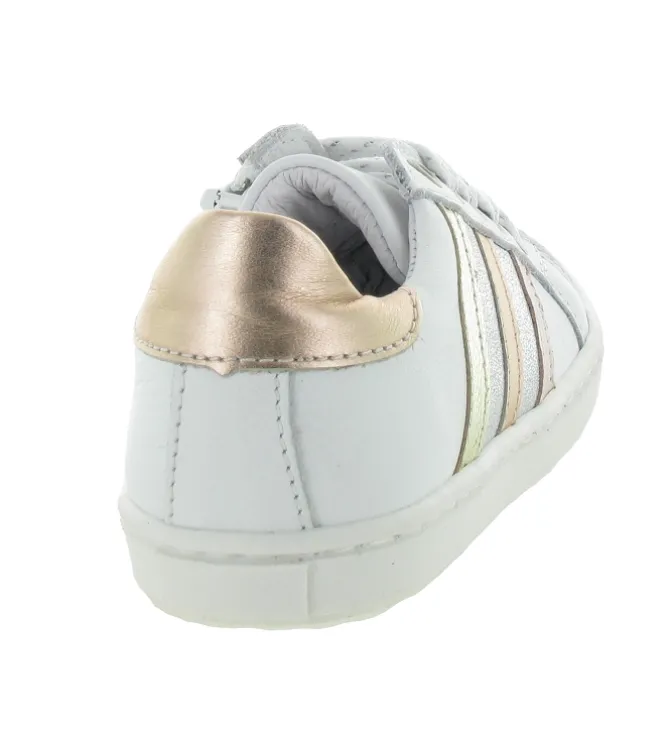 chaussures a lacets - Chaussures à lacets - junior fille - Cuir - Blanc - Bellamy