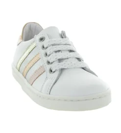 chaussures a lacets - Chaussures à lacets - junior fille - Cuir - Blanc - Bellamy