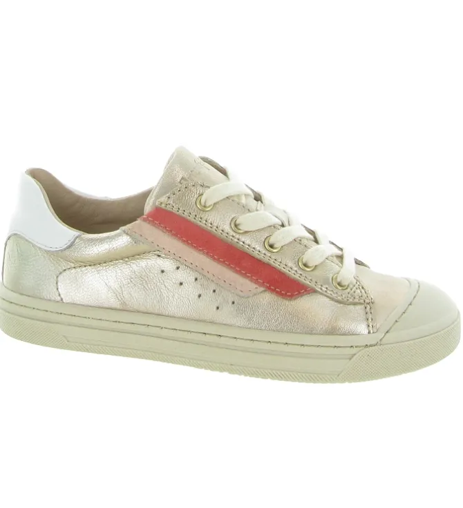 chaussures a lacets - Chaussures à lacets - junior fille - Cuir - Beige - Babybotte