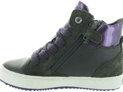 chaussures a lacets - Chaussures à lacets - junior fille - Nubuck - Gris - Geox