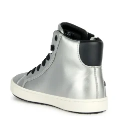 chaussures a lacets - Chaussures à lacets - junior fille - Synthétique - Argent - Geox