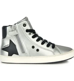 chaussures a lacets - Chaussures à lacets - junior fille - Synthétique - Argent - Geox