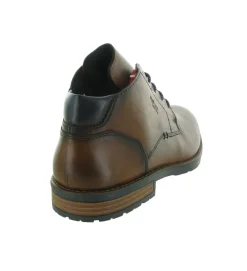 chaussures a lacets - Confort et décontracté - homme - Cuir - Marron - Rieker