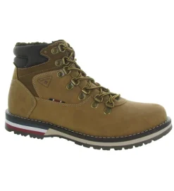 chaussures a lacets - Confort et décontracté - homme - Synthétique - Marron - Kimberfeel