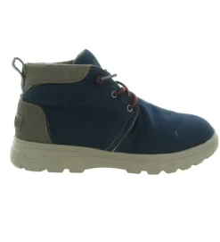 chaussures a lacets - Confort et décontracté - homme - Synthétique - Bleu - Hey dude