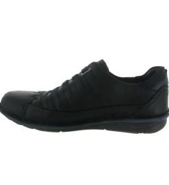 chaussures a lacets - Confort et décontracté - homme - Cuir - Noir - Fluchos