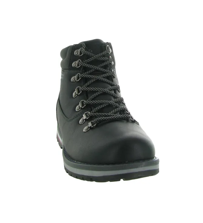 chaussures a lacets - Confort et décontracté - homme - Synthétique - Noir - Kimberfeel