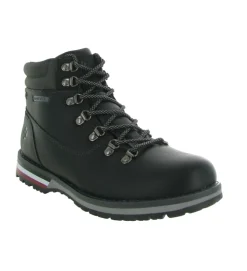 chaussures a lacets - Confort et décontracté - homme - Synthétique - Noir - Kimberfeel