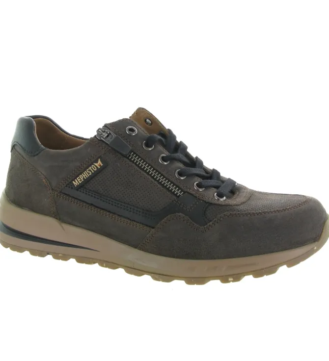 chaussures a lacets - Confort et décontracté - homme - Cuir - Marron - Mephisto