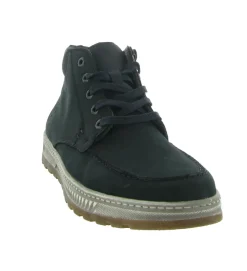 chaussures a lacets - Confort et décontracté - homme - Cuir - Bleu Marine - Rieker