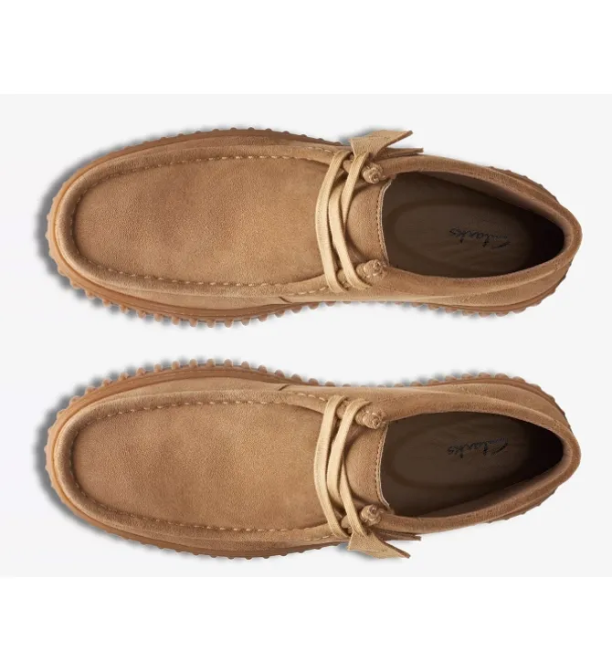chaussures a lacets - Confort et décontracté - homme - Cuir - Beige - Clarks