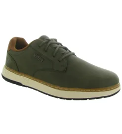 chaussures a lacets - Confort et décontracté - homme - Synthétique - Vert - Skechers footwear