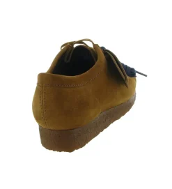 chaussures a lacets - Confort et décontracté - homme - Nubuck - Chestnut - Clarks