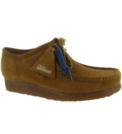 chaussures a lacets - Confort et décontracté - homme - Nubuck - Chestnut - Clarks