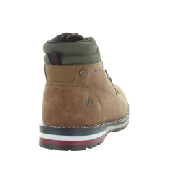 chaussures a lacets - Confort et décontracté - homme - Synthétique - Marron - Kimberfeel