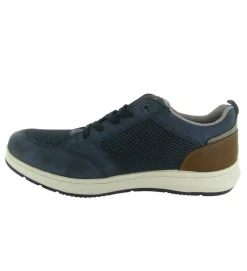 chaussures a lacets - Confort et décontracté - homme - Synthétique - Bleu - Rieker