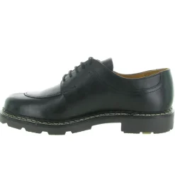 chaussures a lacets - Confort et décontracté - homme - Cuir - Noir - Pellet