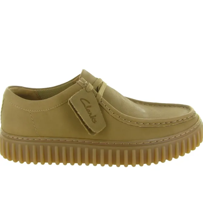 chaussures a lacets - Confort et décontracté - homme - Cuir - Beige - Clarks